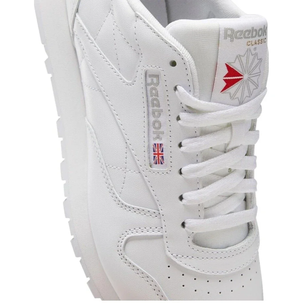 Reebok Classic Natural Leather White/white 100008492 Men's Size 3.5